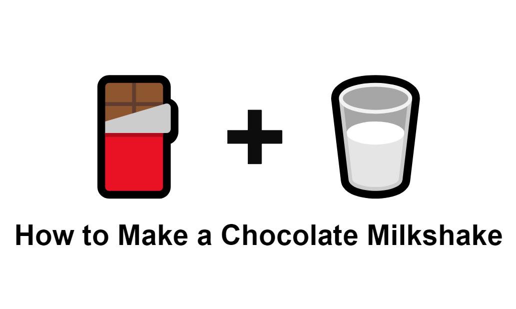 How to Make a Chocolate Milkshake